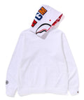 A BATHING APE ABC CAMO SHARK PULLOVER HOODIE