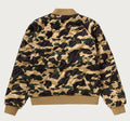 A BATHING APE 1ST CAMO REVERSIBLE STA QUILTED SOUVERNIR JACKET