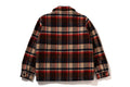 A BATHING APE Ladies' BAPE CHECK CPO ZIP JACKET