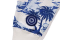 A BATHING APE PLAM TREE CAMO RELAXED FIT SHARK FULL ZIP HOODIE
