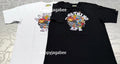 A BATHING APE COLORFULL 3D GRAPHIC COLLEGE TEE