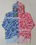A BATHING APE ABC CAMO SEPARATE SHARK FULL ZIP HOODIE