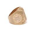 A BATHING APE RHINESTONE COLLEGE RING