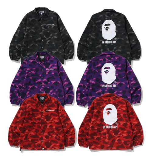 A BATHING APE COLOR CAMO COACH JACKET - happyjagabee store