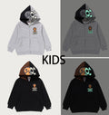 A BATHING APE BABY MILO SKULL GLOW IN THE DARK ZIP HOODIE