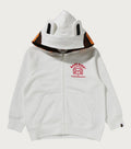 A BATHING APE BAPE KIDS BABY MILO FRIENDS ZIP HOODIE