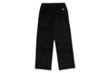 A BATHING APE Ladies' CRYSTAL STONE APE HEAD VELOUR WIDE PANTS