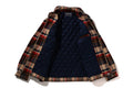 A BATHING APE Ladies' BAPE CHECK CPO ZIP JACKET