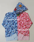 A BATHING APE ABC CAMO SEPARATE SHARK FULL ZIP HOODIE