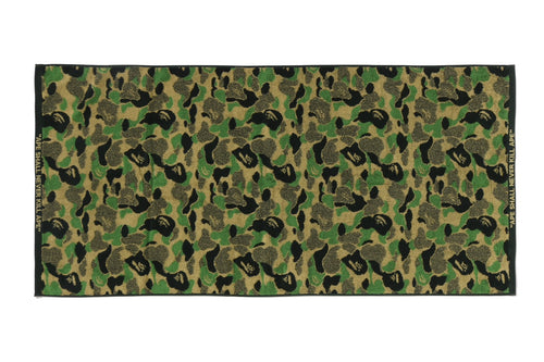A BATHING APE ABC CAMO BATH TOWEL