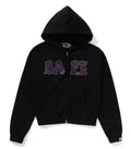 A BATHING APE Ladies' CRYSTAL STONE BAPE ZIP HOODIE