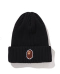 A BATHING APE BAPE KIDS APE HEAD ONE POINT KNIT CAP