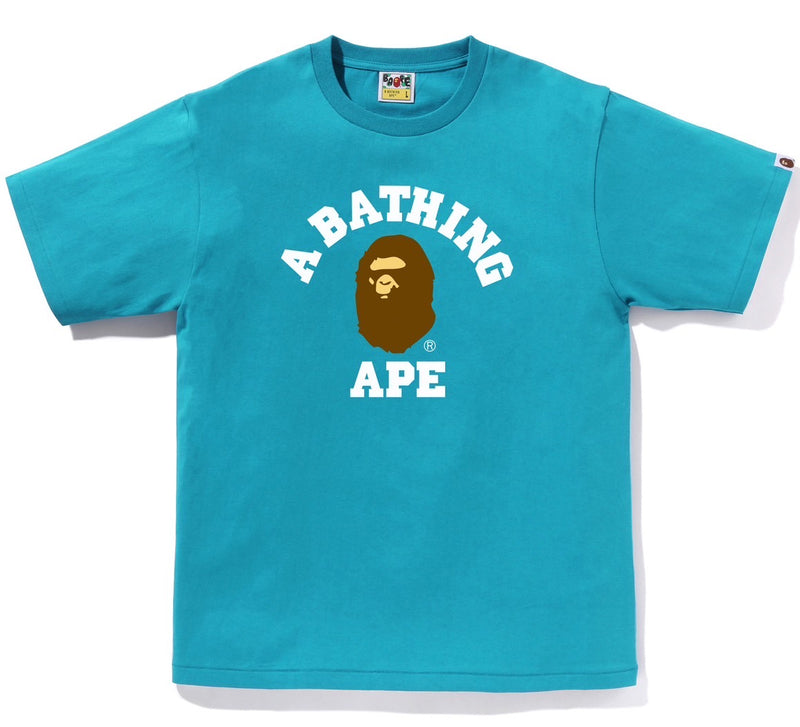 A BATHING APE COLLEGE TEE - happyjagabee store