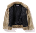 A BATHING APE BAPE x CACTUS JACK x DON TOLIVER FAUX FUR JACKET