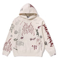 A BATHING APE ALLOVER PRINT RELAXED FIT PULLOVER HOODIE