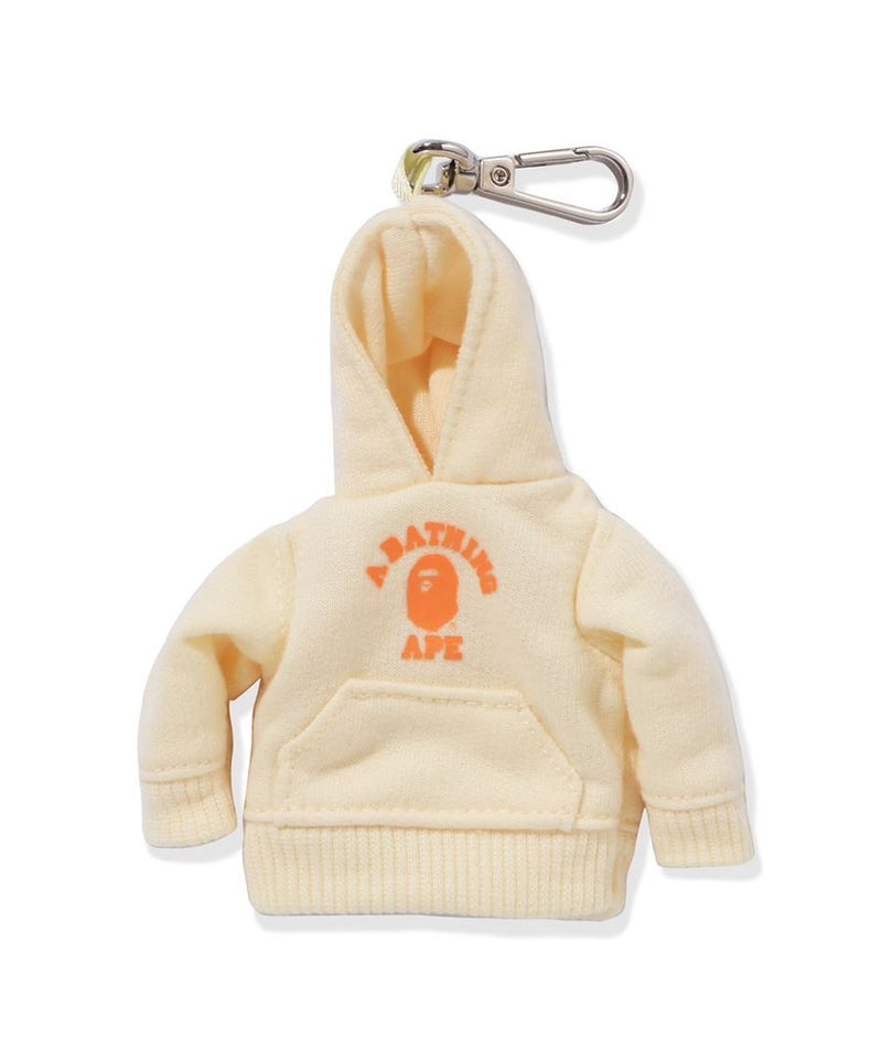A BATHING APE COLLEGE PULLOVER HOODIE KEY CHAIN