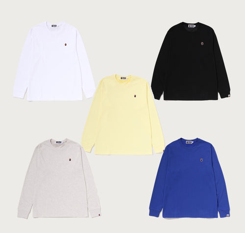 A BATHING APE ONE POINT LS TEE