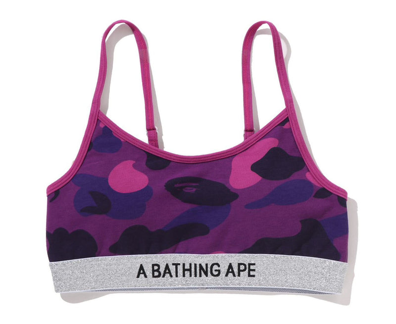 A BATHING APE Ladies' COLOR CAMO A BATHING APE SPORT BRA - happyjagabee store