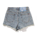 A BATHING APE Ladies' LINE CAMO DENIM SHORTS - happyjagabee store