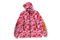 A BATHING APE ABC CAMO SHARK HOODIE JACKET