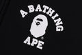 A BATHING APE BAPE KIDS BIG COLLEGE ZIP HOODIE