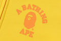 A BATHING APE BAPE KIDS BIG COLLEGE ZIP HOODIE