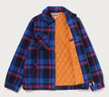 A BATHING APE BAPE CHECK CPO ZIP JACKET