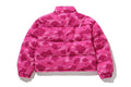 A BATHING APE Ladies' COLOR CAMO REVERSIBLE DOWN JACKET