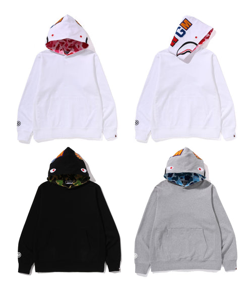 A BATHING APE ABC CAMO SHARK PULLOVER HOODIE