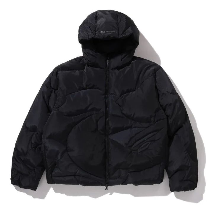 A BATHING APE MEGA COLOR CAMO QUILTED DOWN JACKET