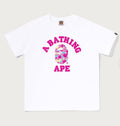 A BATHING APE BAPE KIDS STA CAMO COLLEGE TEE