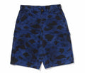 A BATHING APE SOLID 1ST CAMO GARMENT DYED RELAXED FIT WORK SHORTS