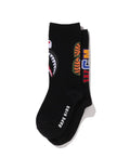 A BATHING APE BAPE KIDS SHARK SOCKS