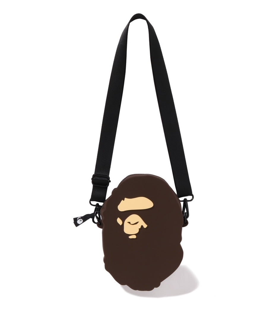A BATHING APE APE HEAD SILICON SHOULDER BAG – happyjagabee store