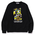 A BATHING APE BAPE STORE OSAKA MANEKINEKO CREWNECK SWEAT SHIRT OSAKA LIMITED