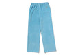 A BATHING APE Ladies' CRYSTAL STONE APE HEAD VELOUR WIDE PANTS