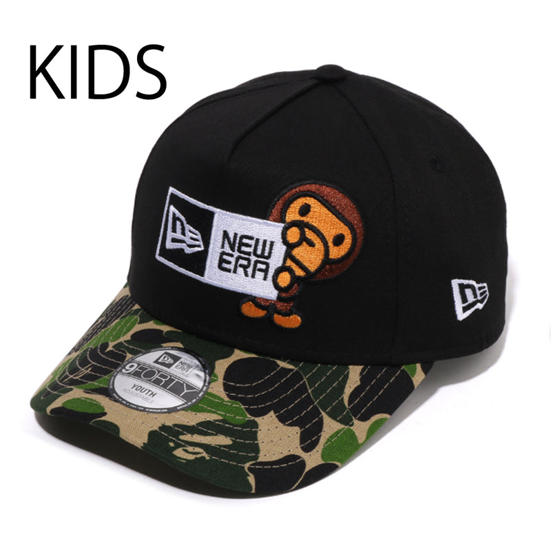 A BATHING APE BAPE KIDS BABY MILO NEW ERA 9 FORTY CAP