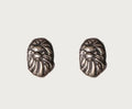A BATHING APE BAPE BLACK ITEM #9 MAD FACE EAR RING