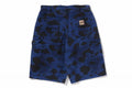 A BATHING APE SOLID 1ST CAMO GARMENT DYED RELAXED FIT WORK SHORTS