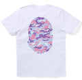 A BATHING APE Ladies' MULTI PIXEL CAMO BIG APE HEAD TEE