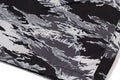 A BATHING APE PLAM TREE CAMO RELAXED FIT BEACH SHORTS