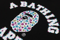 A BATHING APE Ladies' COLOR STUD COLLEGE MINI TEE