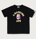 A BATHING APE BAPE KIDS STA CAMO COLLEGE TEE