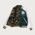 A BATHING APE 1ST CAMO REVERSIBLE STA QUILTED SOUVERNIR JACKET