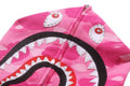 A BATHING APE Ladies' COLOR CAMO CRYSTAL STONE SHARK CROPPED FULL ZIP HOODIE