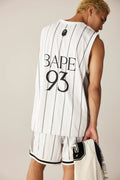 A BATHING APE REVERSIBLE MULTI LOGO TANK TOP