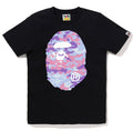 A BATHING APE Ladies' MULTI PIXEL CAMO BIG APE HEAD TEE