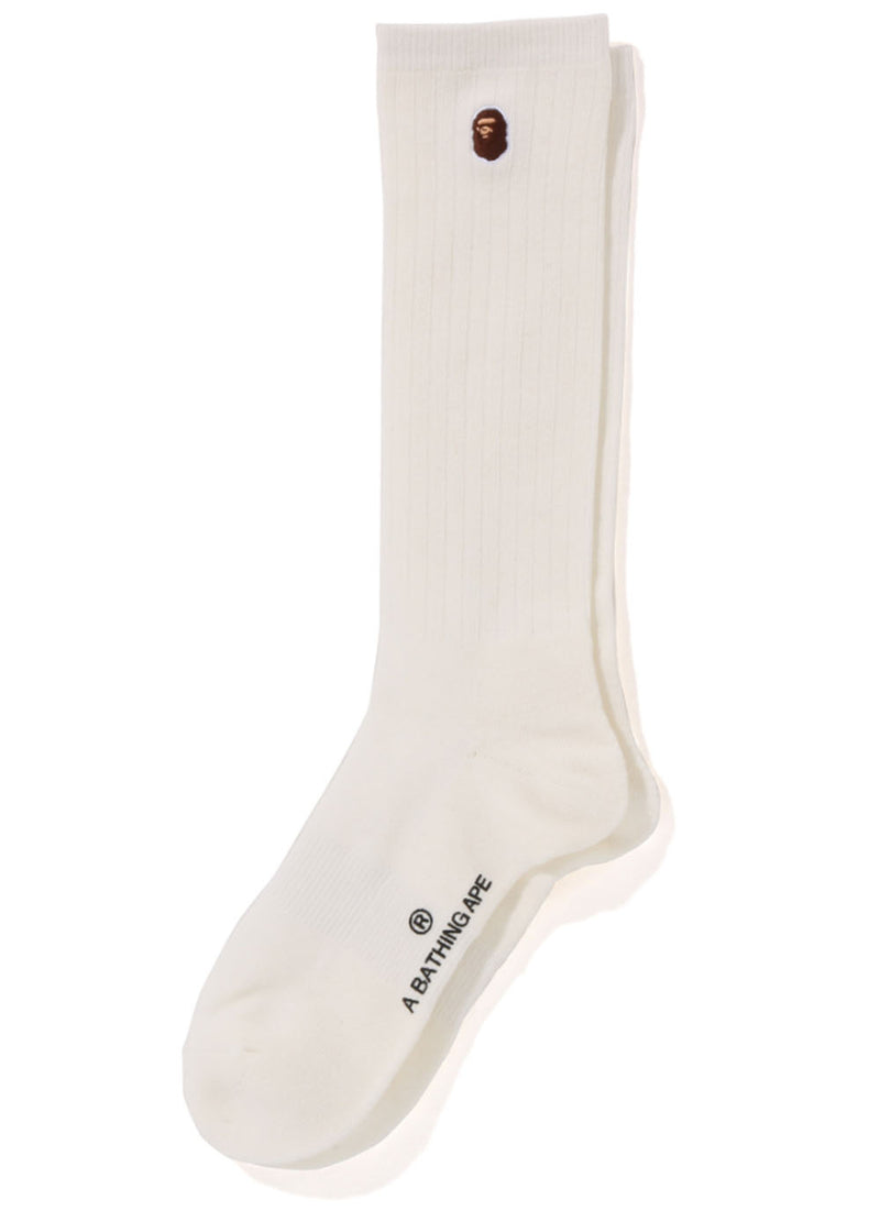 A BATHING APE Ladies' APE HEAD ONE POINT SOCKS