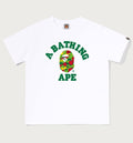 A BATHING APE BAPE KIDS STA CAMO COLLEGE TEE