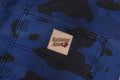 A BATHING APE SOLID 1ST CAMO GARMENT DYED RELAXED FIT WORK SHORTS